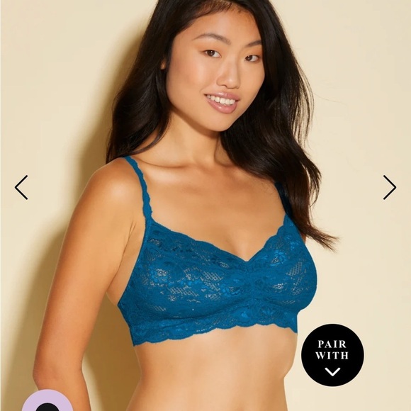 Cosabella Other - Cosabella Malawi Blue NSN Macrame Sweetie Never Bra Bralette Large NWT